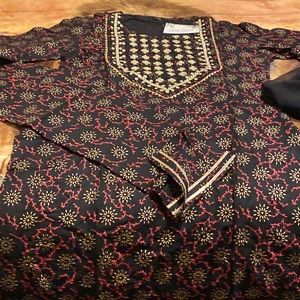 Indian Salär Kamera Set with mirror Embroidery